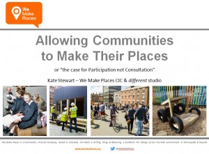 We Make Places allow communities to make their places