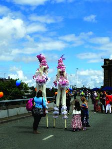 cake ladies on the Flyover Liverpool for We Make Places