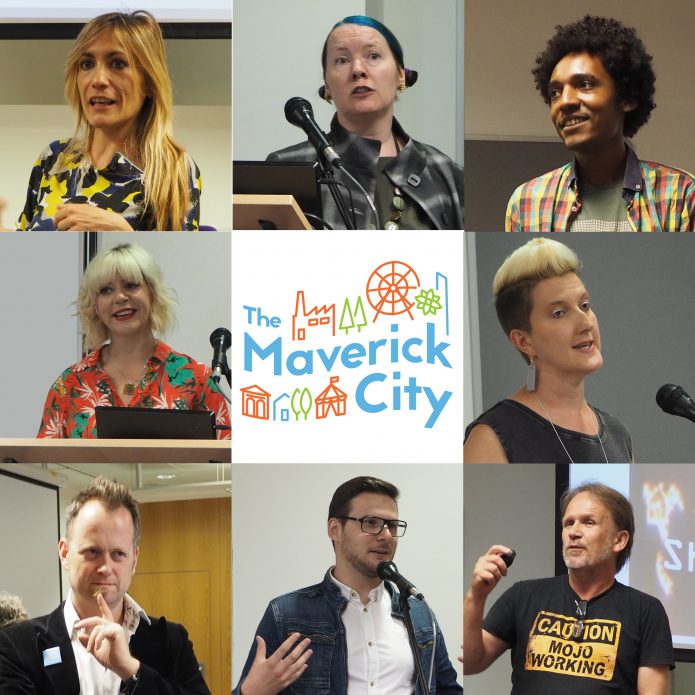 a montage of all the speakers from The Maverick City symposium, Liverpool 2017 by We Make Places