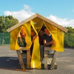 Yellow hut and it's makers